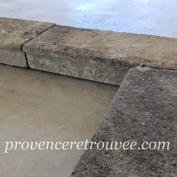 Lot bordure de bassin en pierre baa3438